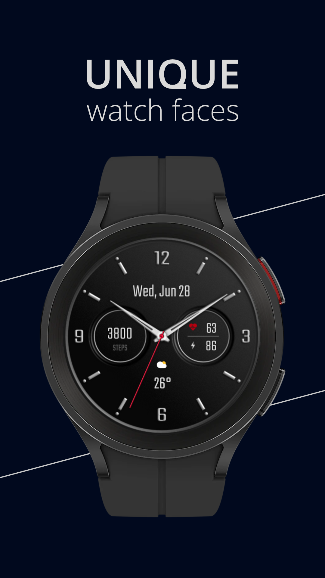DADAM58: Classic Watch Face Android Screenshot 2