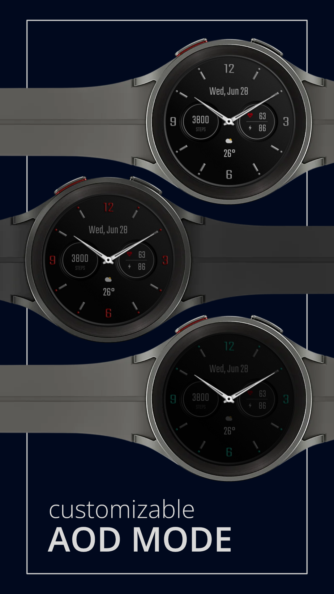 DADAM58: Classic Watch Face Android Screenshot 4