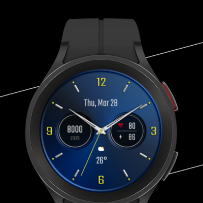 DADAM58B: Classic Watch Face Android Screenshot 2