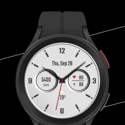 DADAM58W: Analog Watch Face Android Screenshot 2