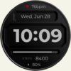 DADAM59: Digital Watch Face Android Screenshot