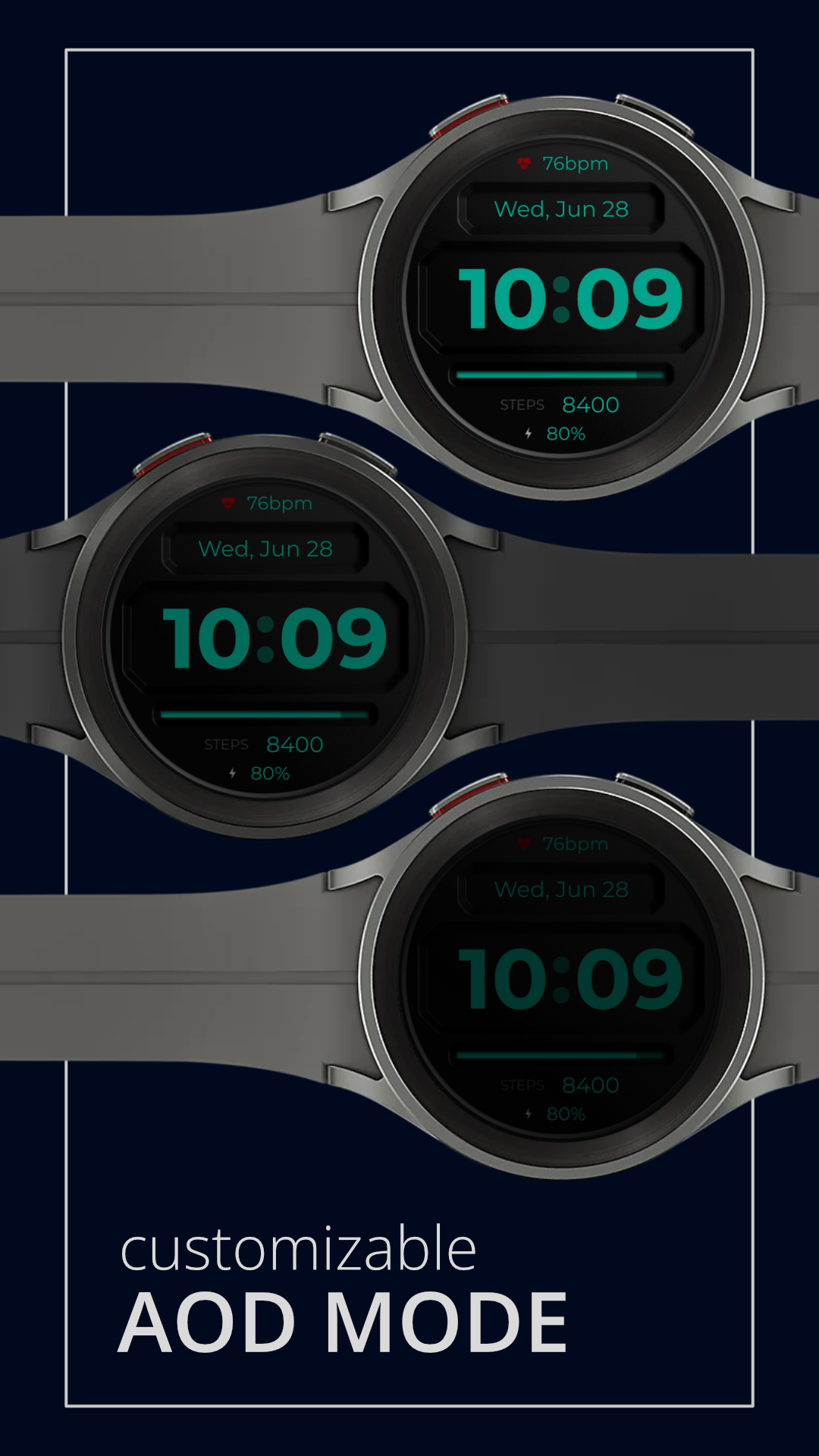 DADAM59: Digital Watch Face Android Screenshot 4