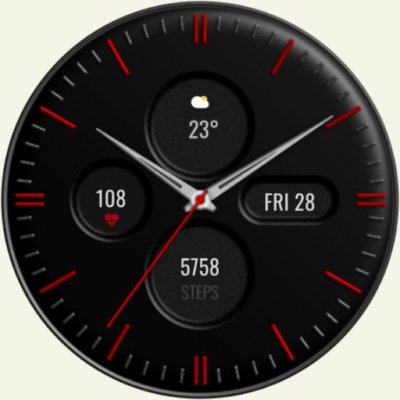 DADAM60: Minimal Watch Face Android Screenshot
