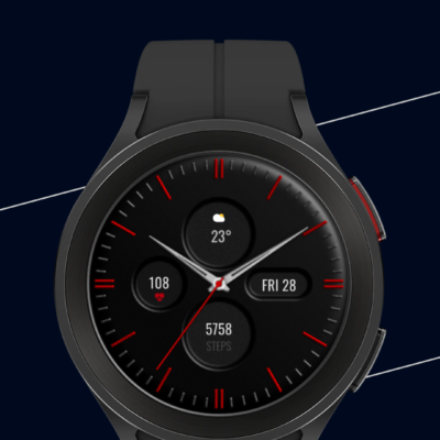 DADAM60: Minimal Watch Face Android Screenshot 2