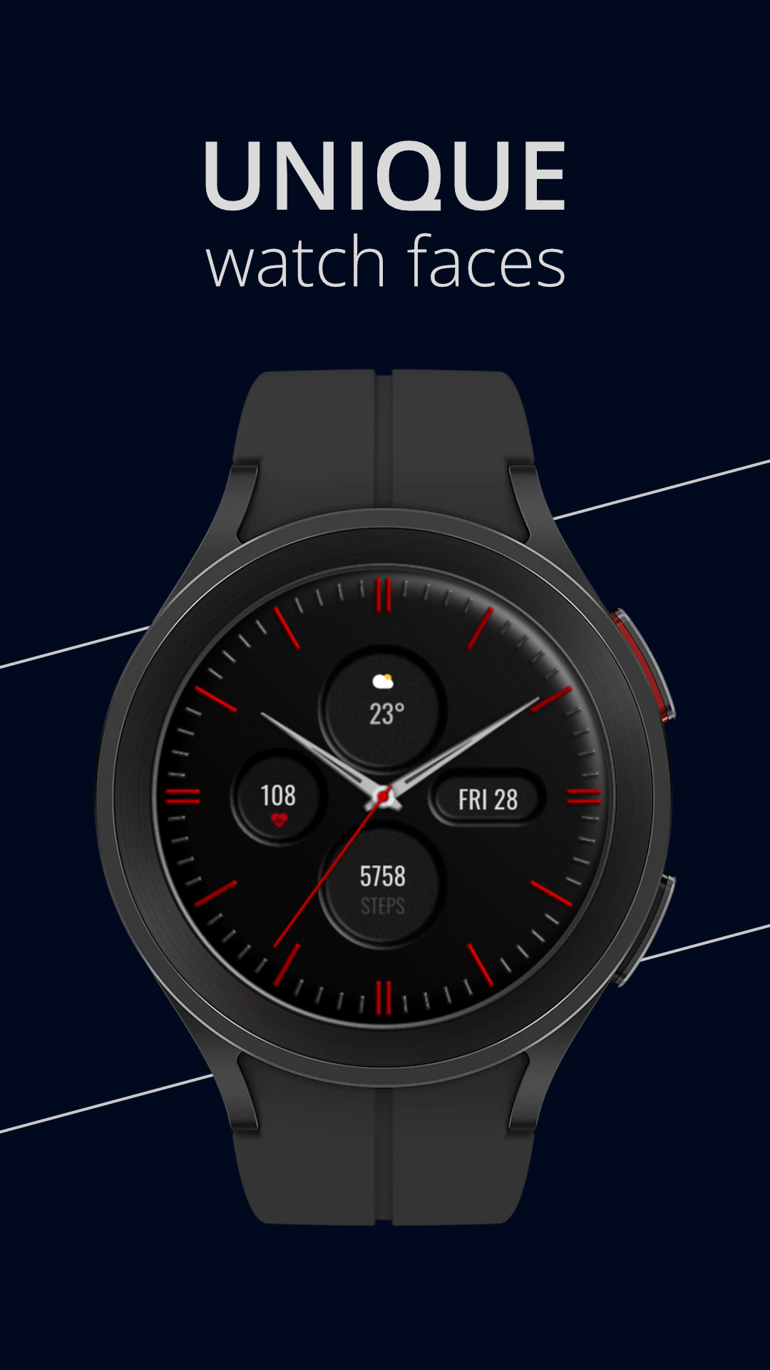 DADAM60: Minimal Watch Face Android Screenshot 2