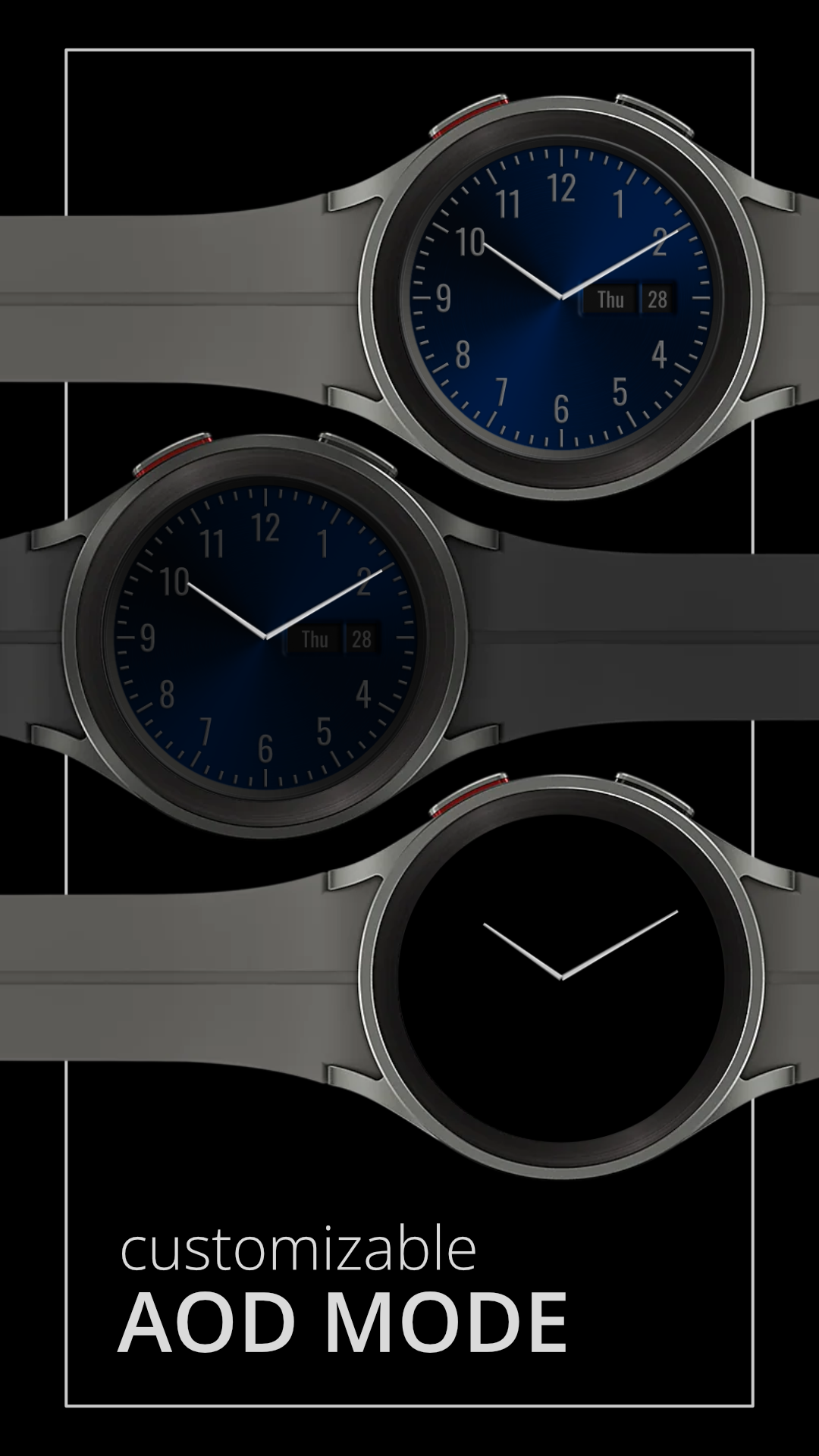DADAM61B: Classic Watch Face Android Screenshot 4