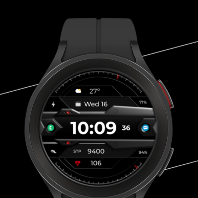 DADAM63: Digital Watch Face Android Screenshot 2
