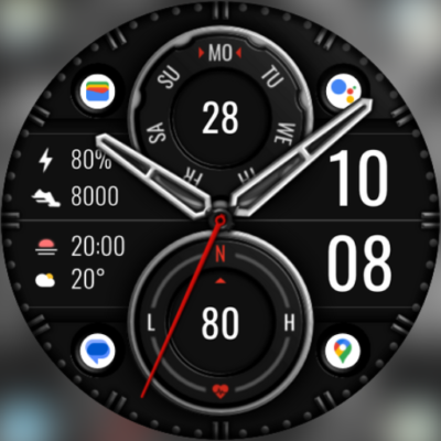 DADAM64: Modern Hybrid Watch Android Screenshot