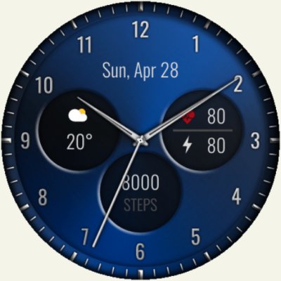 DADAM65B: Classic Watch Face Android Screenshot