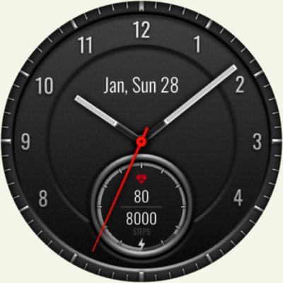 DADAM66: Classic Watch Face Android Screenshot