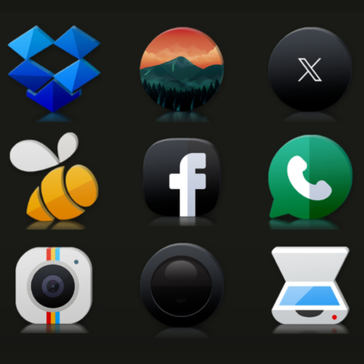 Darko 2 - Icon Pack Android Screenshot 2