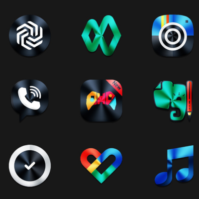 Darko Metal Icon Pack Android Screenshot 4