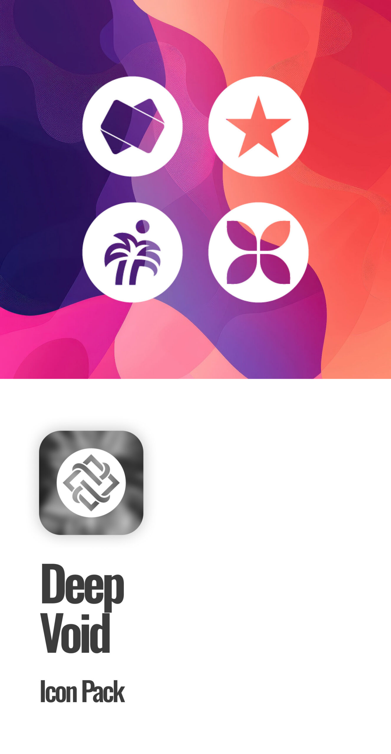 Deep Void Icon Pack Android Screenshot 2