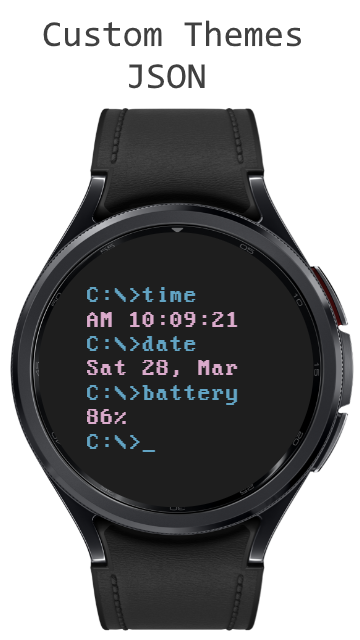 DosFace Watch Face Android Screenshot 3