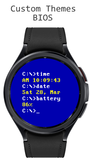 DosFace Watch Face Android Screenshot 4