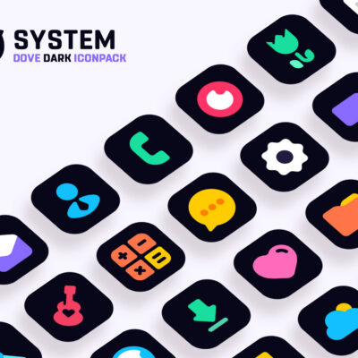 Dove Dark : Icon Pack Android Screenshot 2