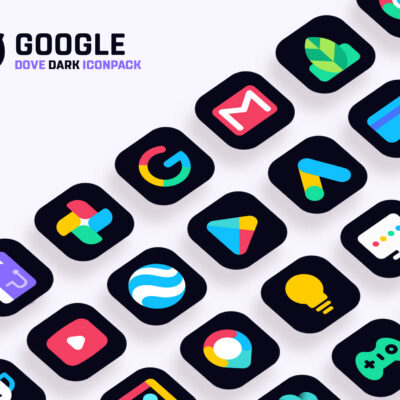 Dove Dark : Icon Pack Android Screenshot 4