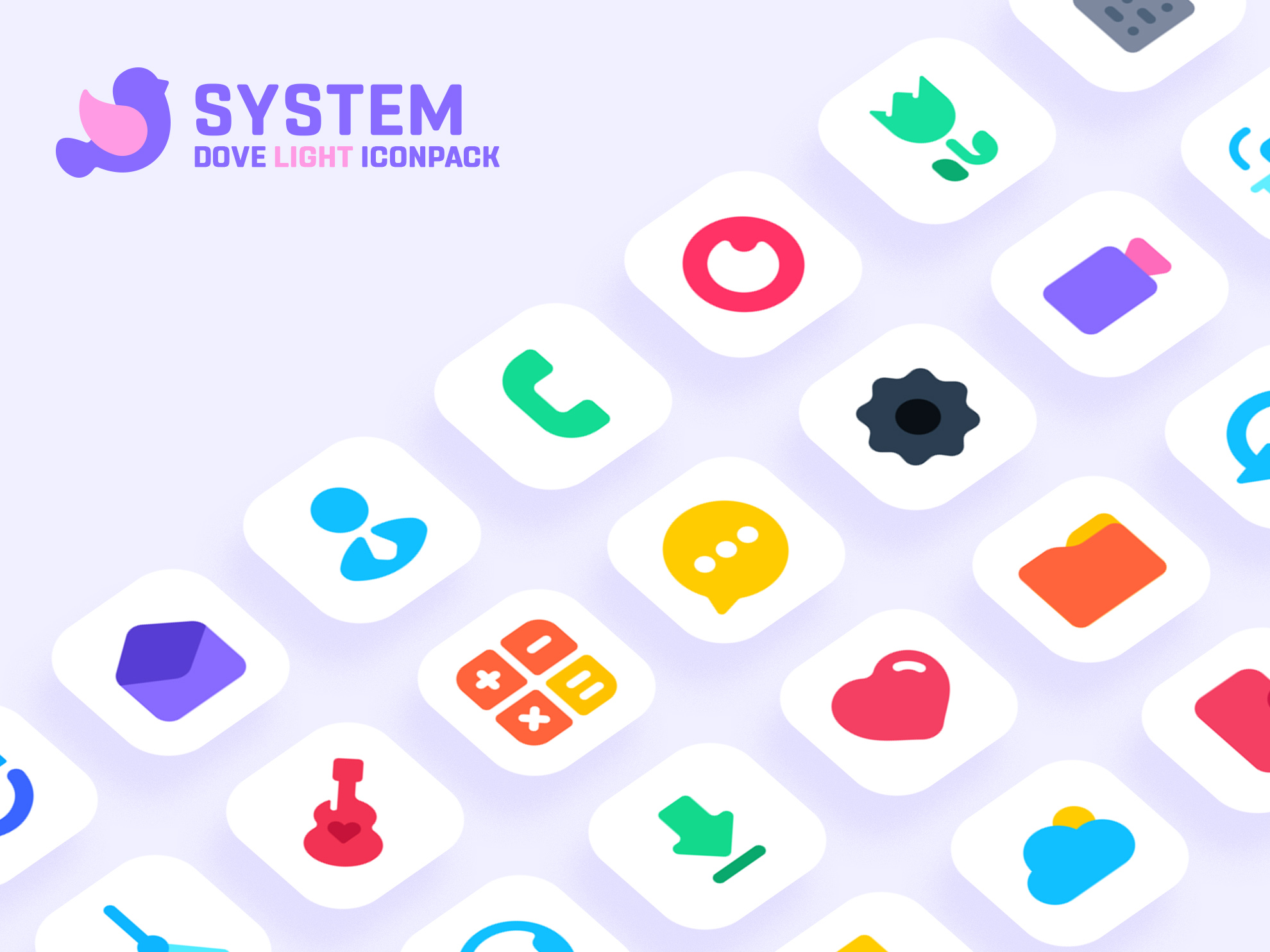 Dove Light : Icon Pack Android Screenshot 2