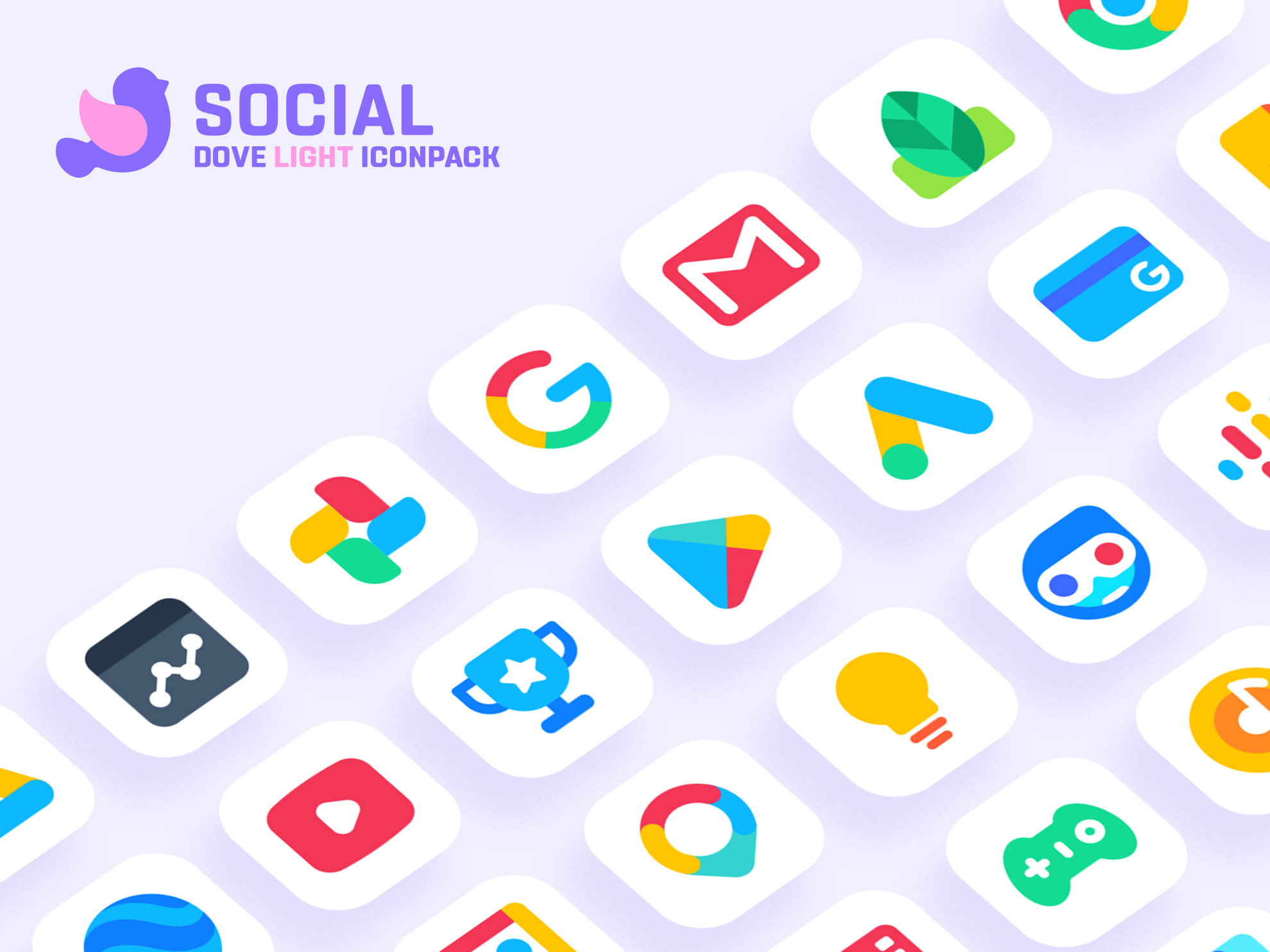 Dove Light : Icon Pack Android Screenshot 3