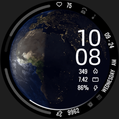 Earth For Wear OS Android Screenshot