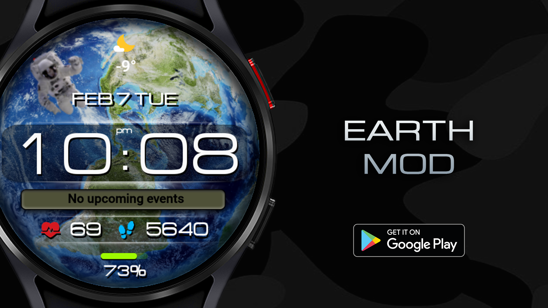 Earth MOD space animated Android Screenshot 2