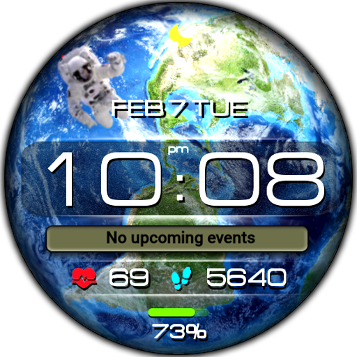 Earth MOD space animated Android Screenshot
