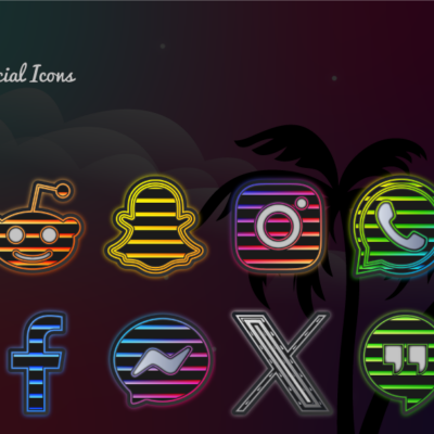 Firefly Neon Icon Pack Android Screenshot 4