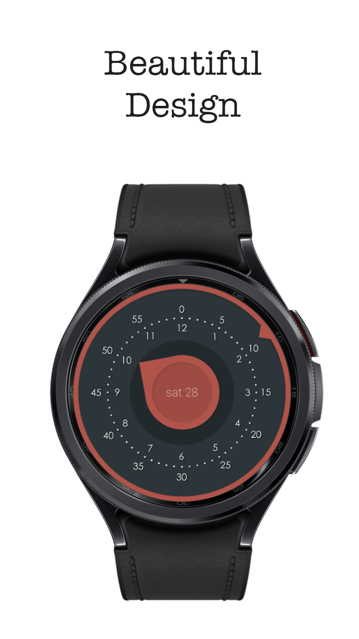 Flat Watch Face Android Screenshot 2