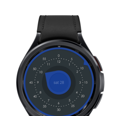 Flat Watch Face Android Screenshot 3