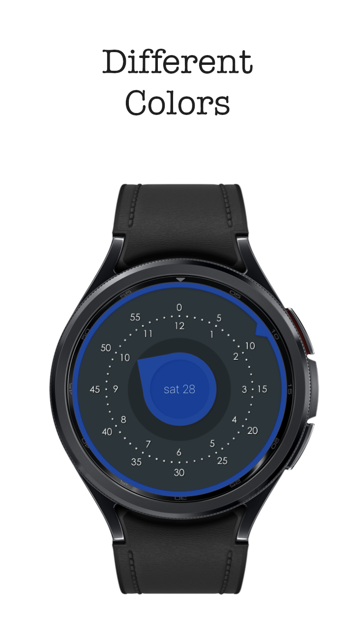 Flat Watch Face Android Screenshot 3