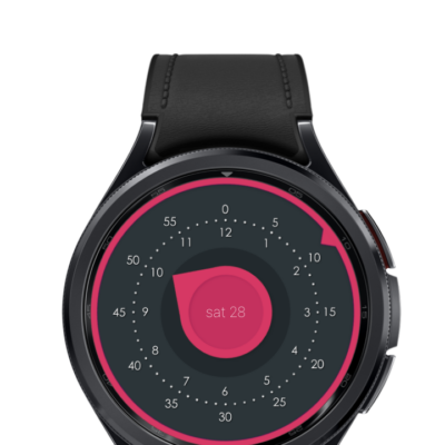 Flat Watch Face Android Screenshot 4