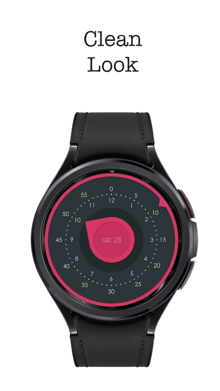 Flat Watch Face Android Screenshot 4