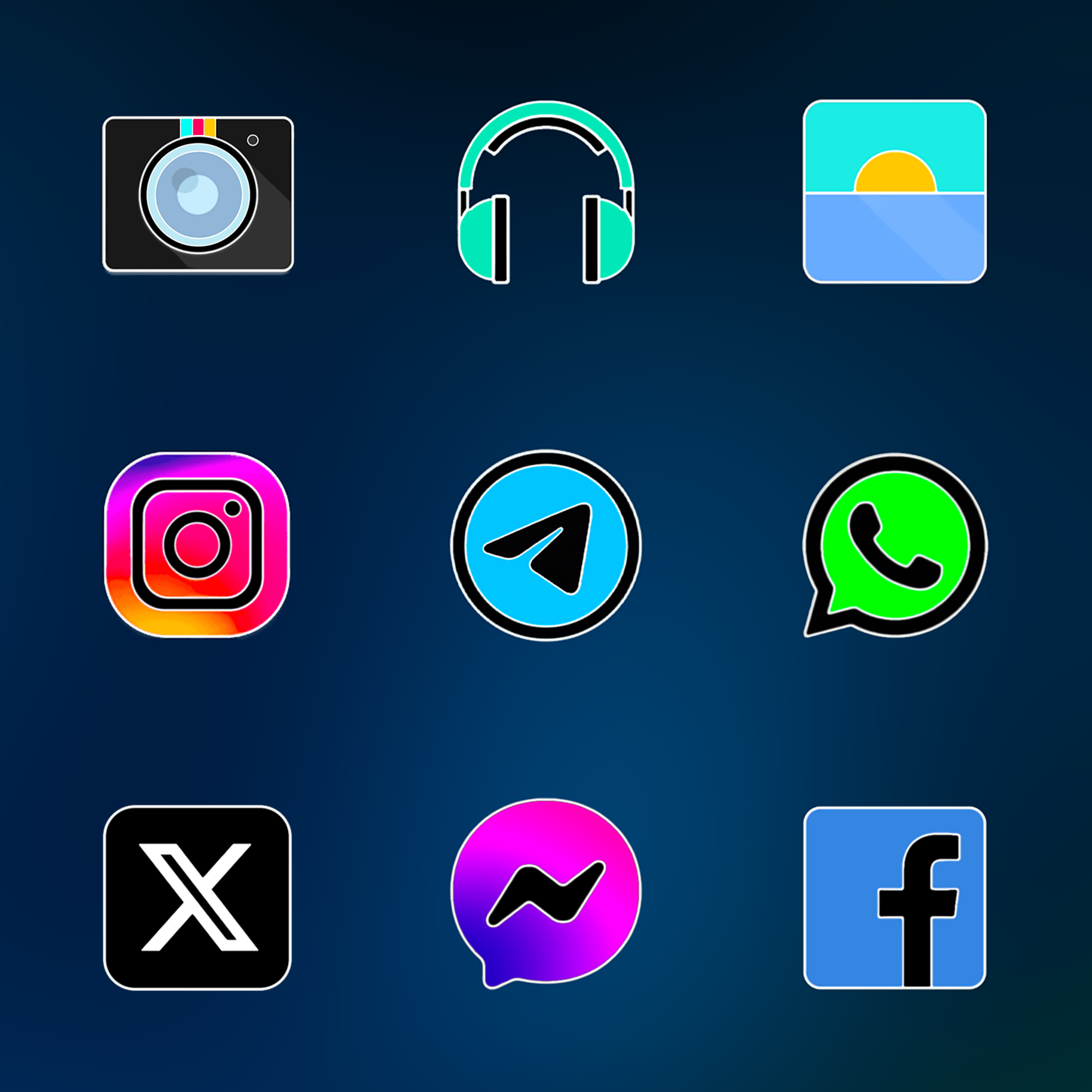 FluOxigen - Icon Pack Android Screenshot 4