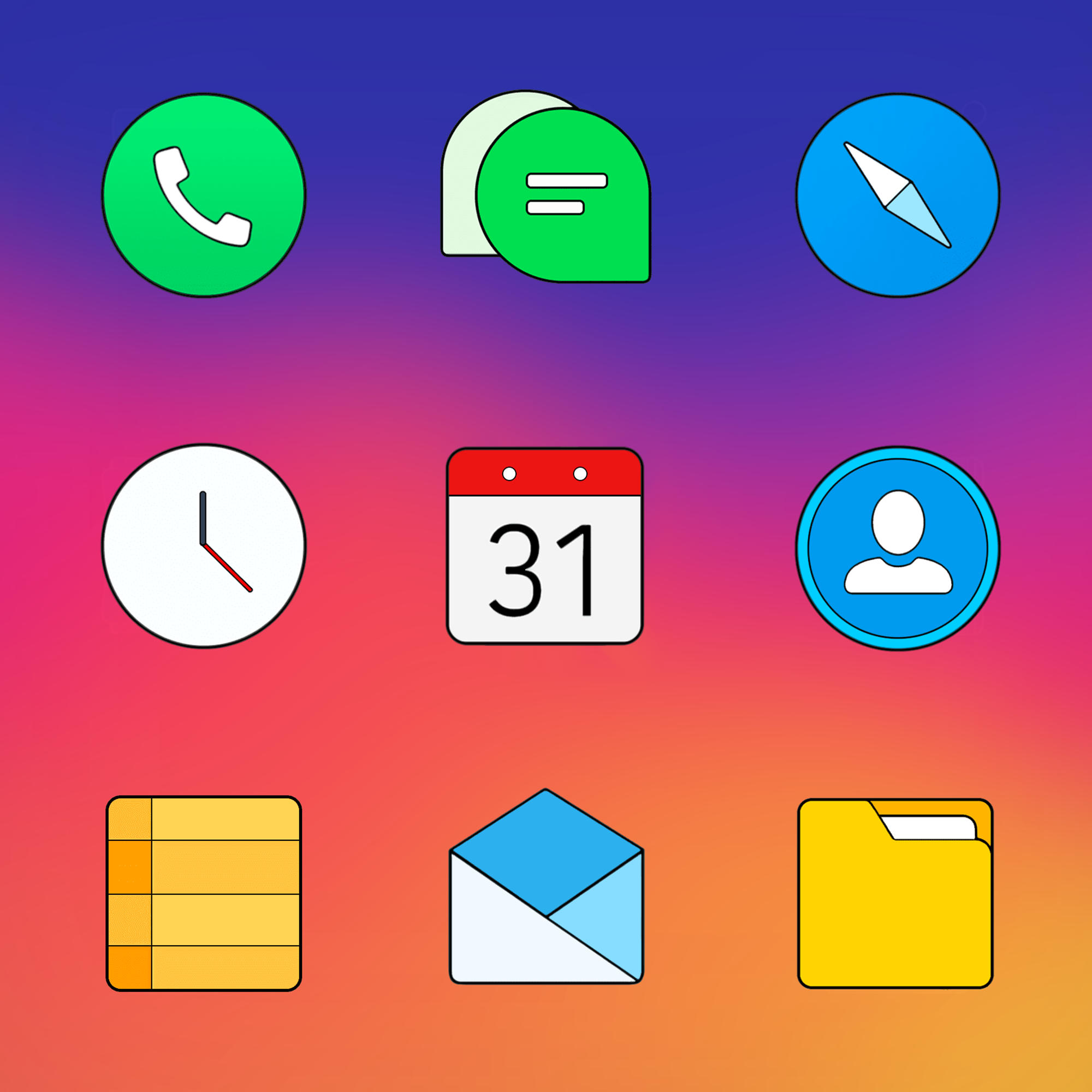 Flyme - Icon Pack Android Screenshot 3