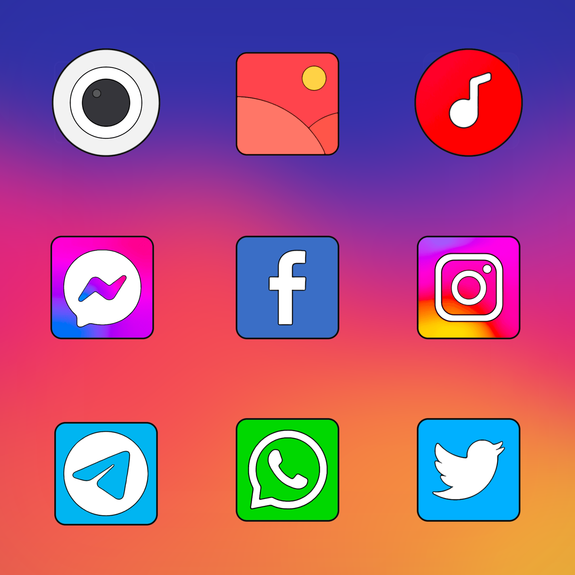 Flyme - Icon Pack Android Screenshot 4