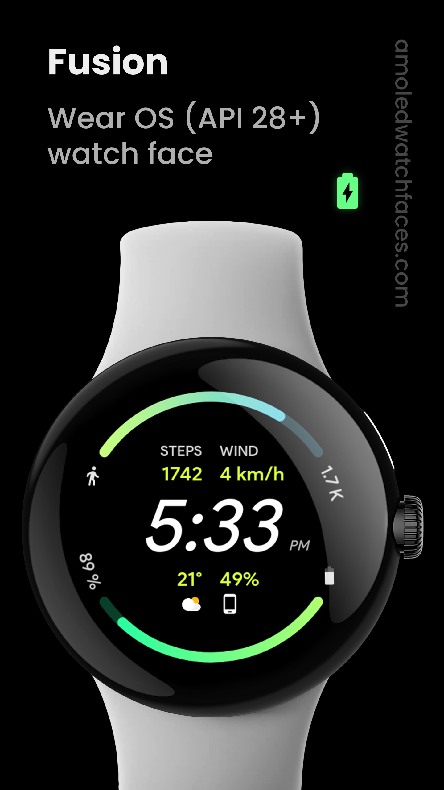 Fusion Watch Face Android Screenshot 2
