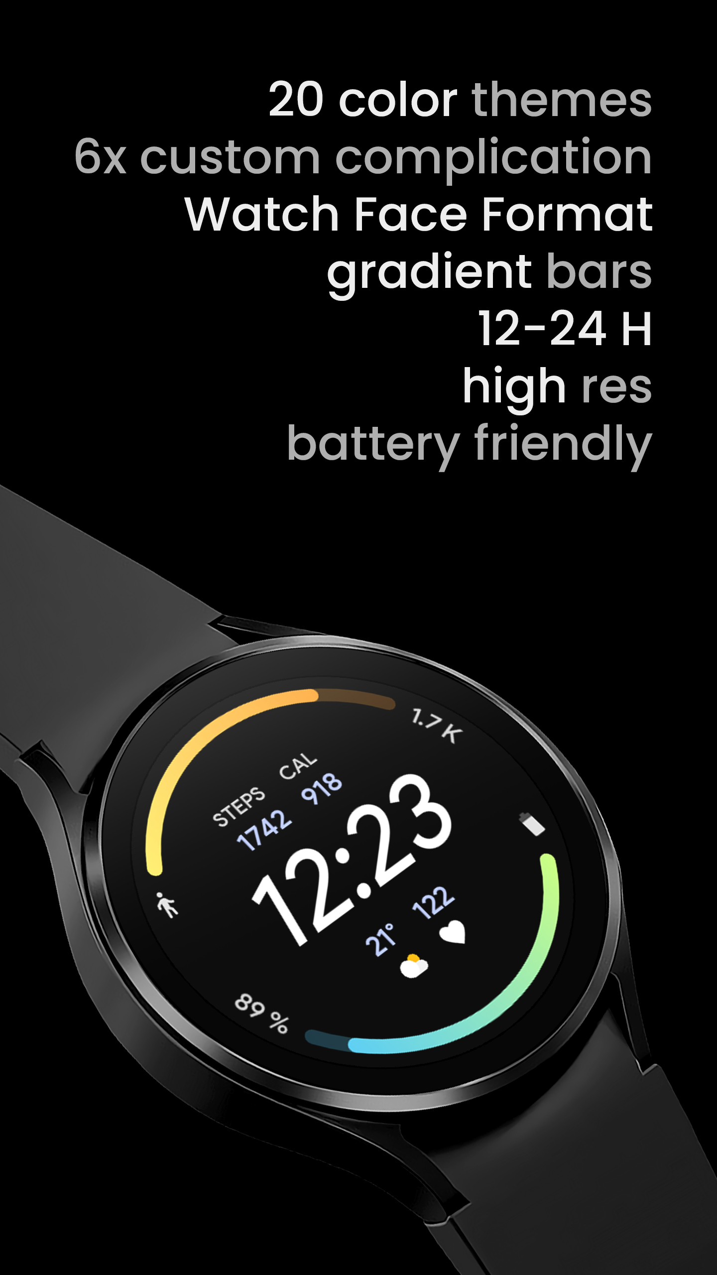 Fusion Watch Face Android Screenshot 3