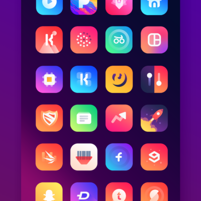 Gladient Icon Pack iOS Style Android Screenshot 2