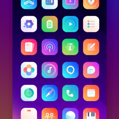 Gladient Icon Pack iOS Style Android Screenshot 3