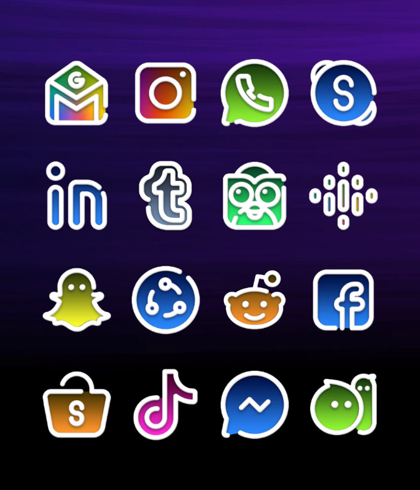 Gradia - Icon Pack Android Screenshot 3