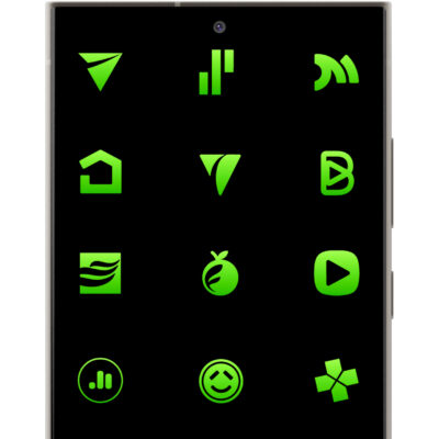 Green Lime Icon Pack Android Screenshot 3