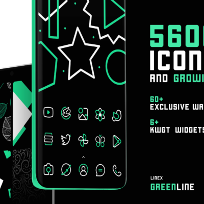 GreenLine Icon Pack : LineX Android Screenshot 2