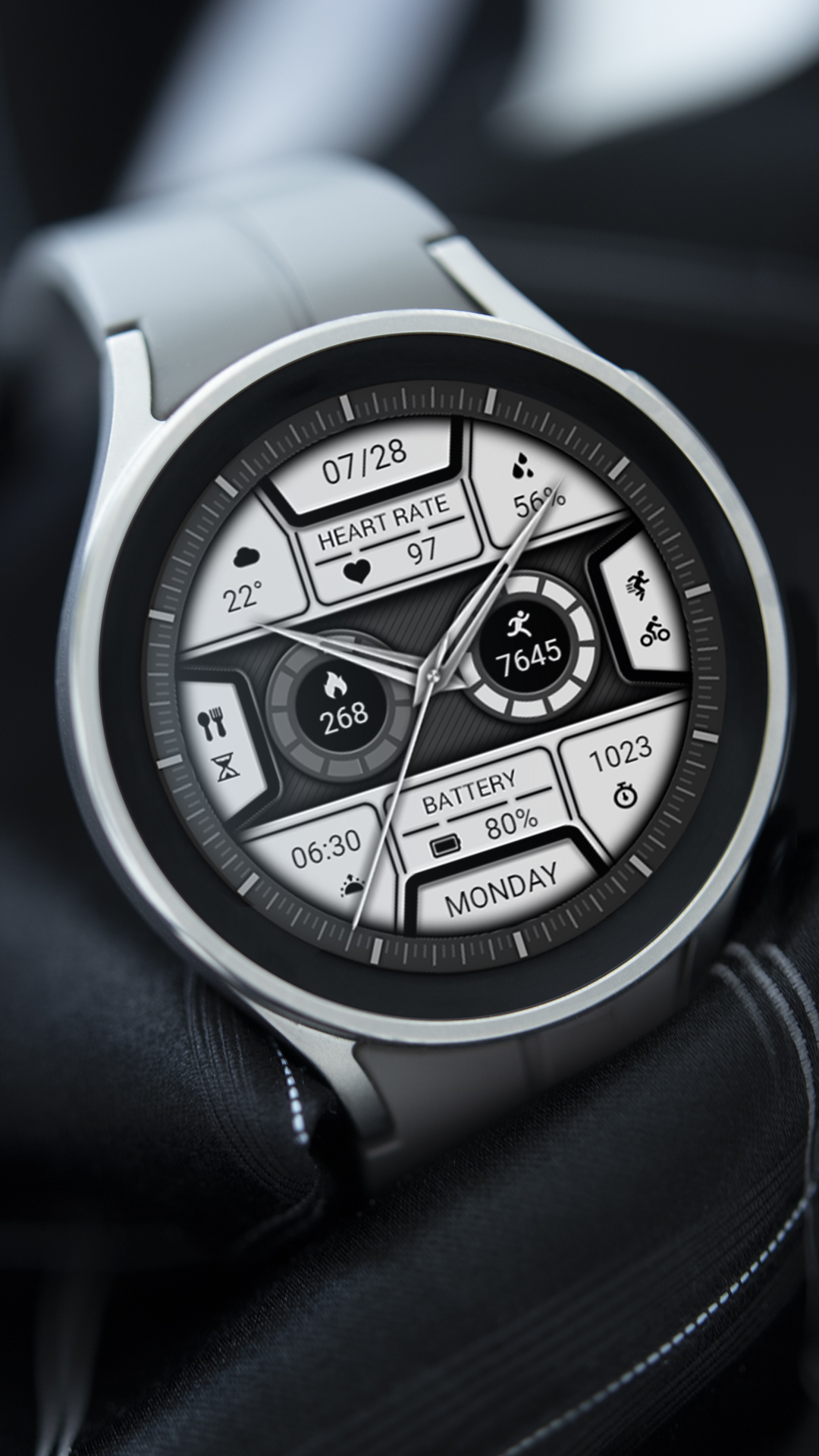 Grey Multifunctional ZKinWatch Android Screenshot 3