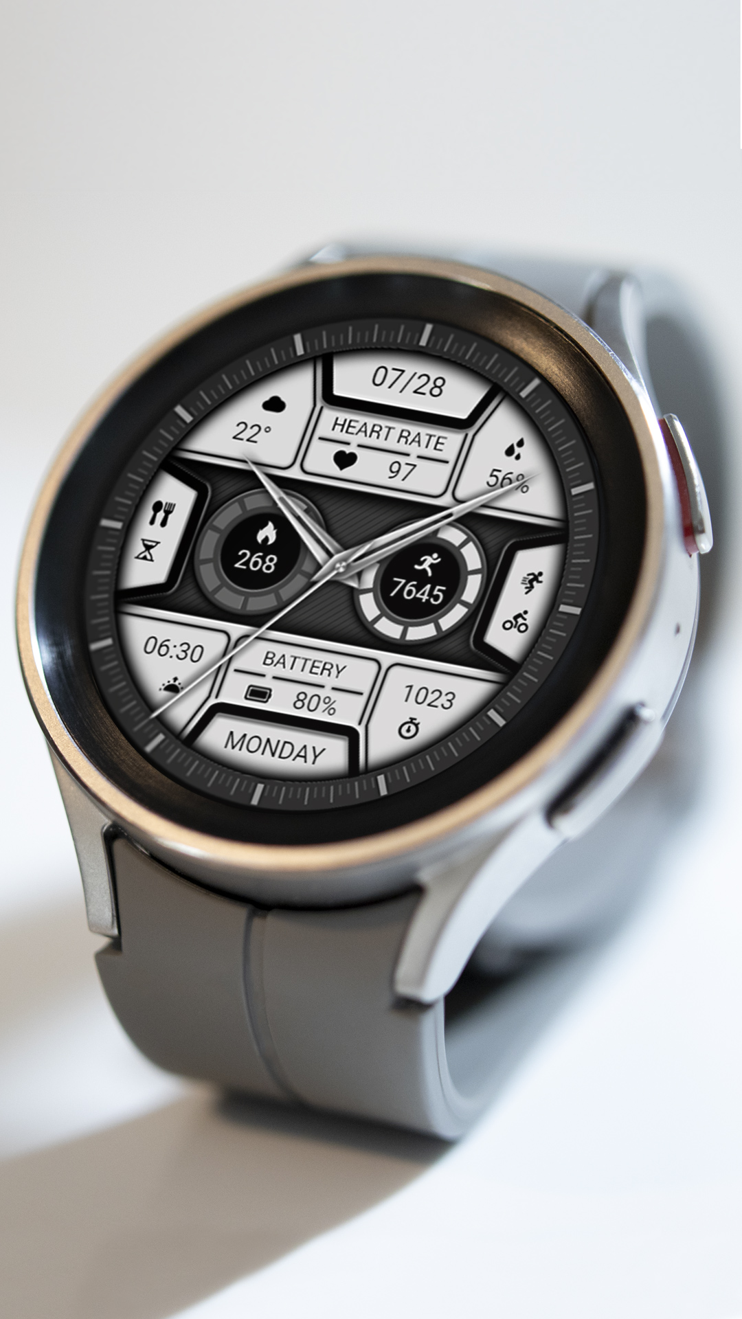 Grey Multifunctional ZKinWatch Android Screenshot 4