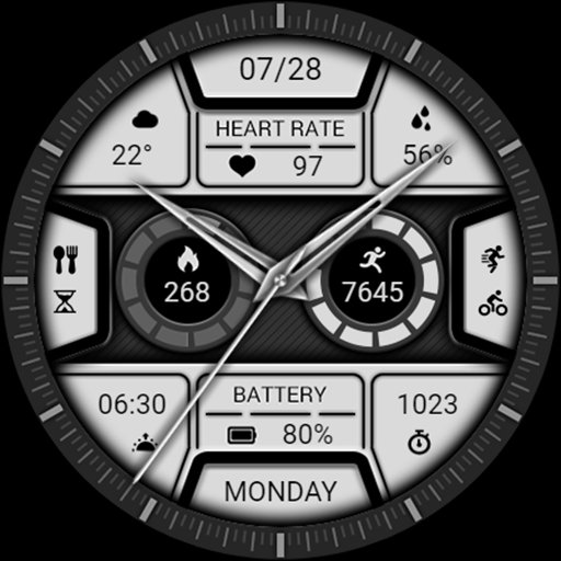 Grey Multifunctional ZKinWatch Android Screenshot