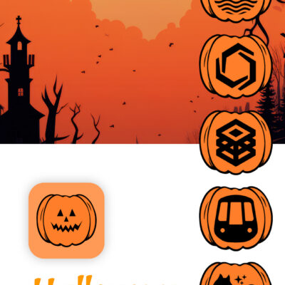 Halloween Pumpkin Icon Pack Android Screenshot 2