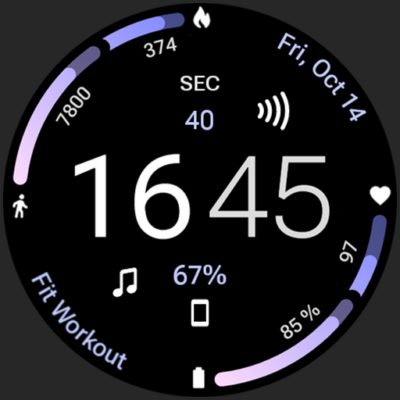 Health 2: Watch Face Android Screenshot