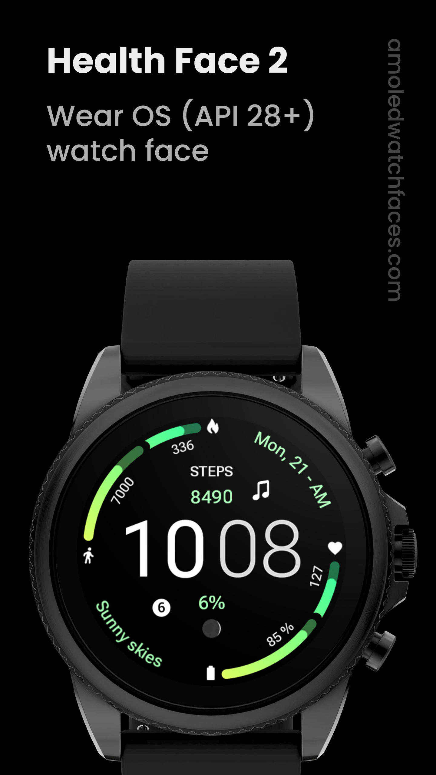 Health 2: Watch Face Android Screenshot 2