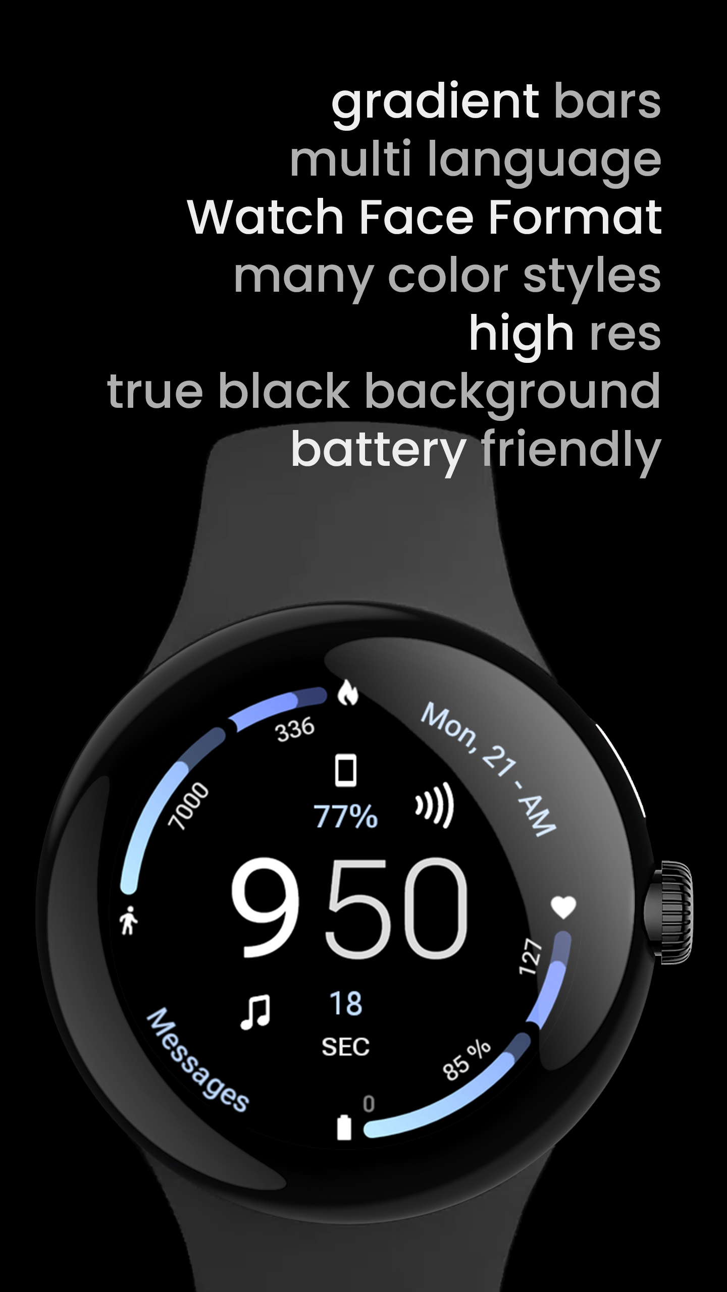 Health 2: Watch Face Android Screenshot 3