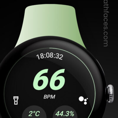 Heart Rate Watch face Android Screenshot 2